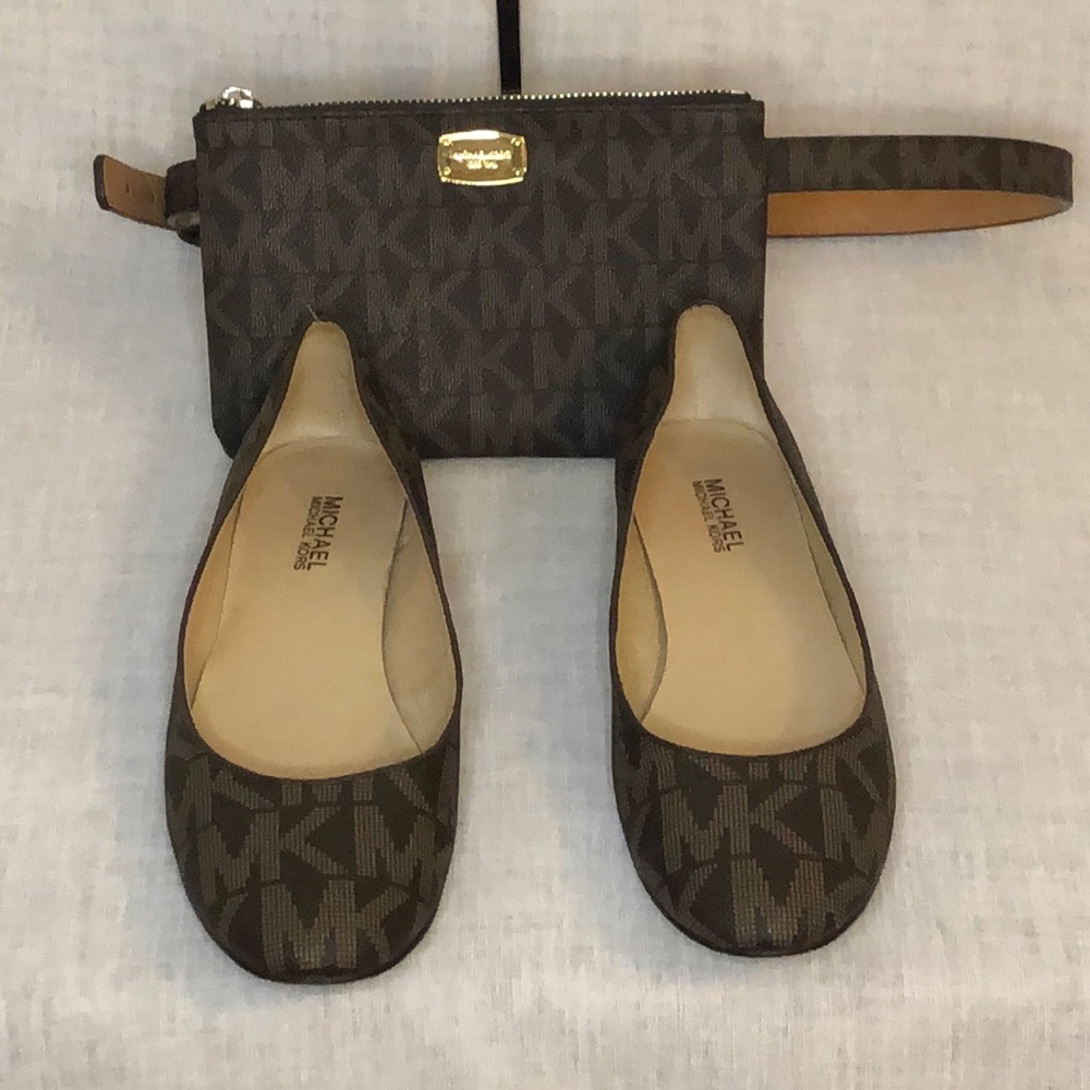 MICHAEL KORS FLATS and FANNY PACK